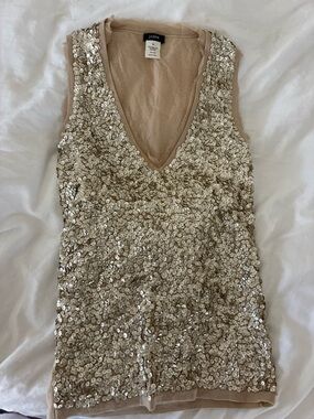 J. Crew Vintage Sparkly Merino Wool Sweater Vest